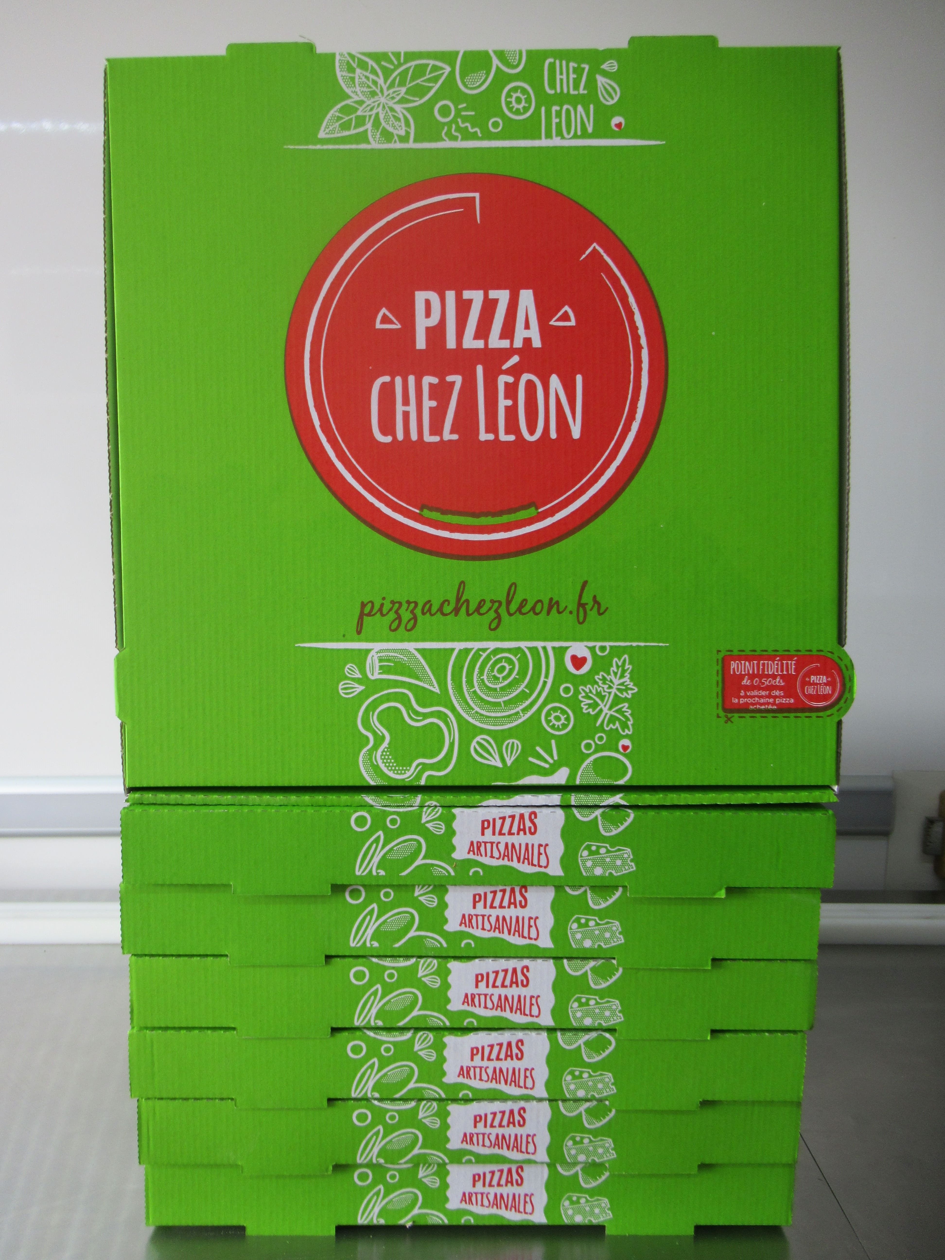 Les nouvelles boîtes à pizza sont arrivées